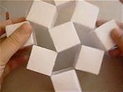 Papierové kocky - Ako si z papiera urobiť pohyblive kocky
