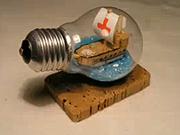 Dekorácia zo žiarovky - Ako vytvoriť dekoračnú miniatúru zo starej žiarovky