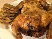 Pečené kura s plnkou - recept na plnene kura - plnka do kuraťa
