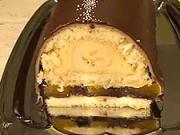 Ovocný tunel - recept na banánovo - čokoládový koláč
