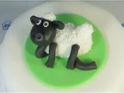 Ovečka na torte - Ako ozdobiť tortu malou ovečkou 