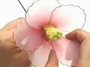 Nylonove kvety - ako vyrobiť ružové kvety z nylonu
