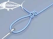 Slučkový rybársky uzol  - ako uviazať rybársky háčik v tvare slučky - viazanie háčikov