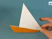 Loďka z papiera - ako poskladať papierovú loďku s plachtou