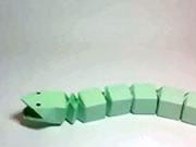 Had z papiera - ako poskladať papierového hada