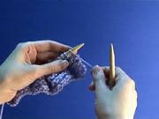 Obrátkové pletenie - ako štrikovať  oblúčikové stehy