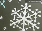 Snehová vločka - Ako urobiť snehovú vločku z papiera