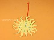 Slnečné hodiny - ako vyrobiť hodiny z papiera v tvare slnka