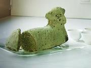Veľkonočný baranček s matchou - recept na zeleného Velkonočného baránčeka s čajom matcha