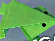 Žaba z papiera - ako poskladať papierovu žabku