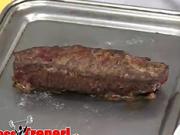 Stejk z roštenky - recept na steak z roštenky s dubáčikmi 