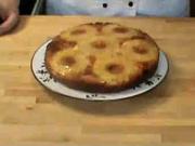 Ananásový koláč - recept na ananásový koláč zo šľahaného cesta