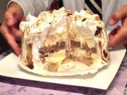 Torta Aljaška - recept na zmrzlinovú tortu