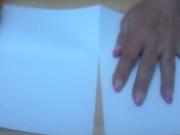Ako roztrhnúť papier s rovným okrajom