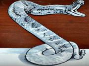 Kreslený 3D had - Priestorový had - optická 3D ilúzia