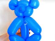 Medvedík z balónika - Modelovanie balonikov - medveď