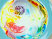 Experiment s mydlom, mliekom a potravinárskymi farbami - pokus :)