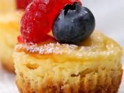 Citronový mini cheesecake - recept