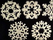 Snehové vločky z papiera - ako si vyrobiť rôzne snehové vločky