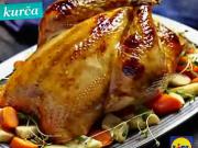 Pečené kurča so žemľovou plnkou - recept