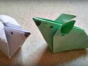 Myška z papiera - ako poskladať papierové myšky